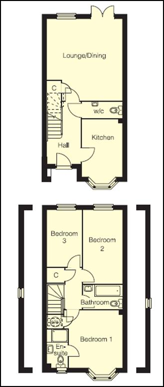3 bed Semi Detached for rent in Ashford. From Connells Lettings - Ashford