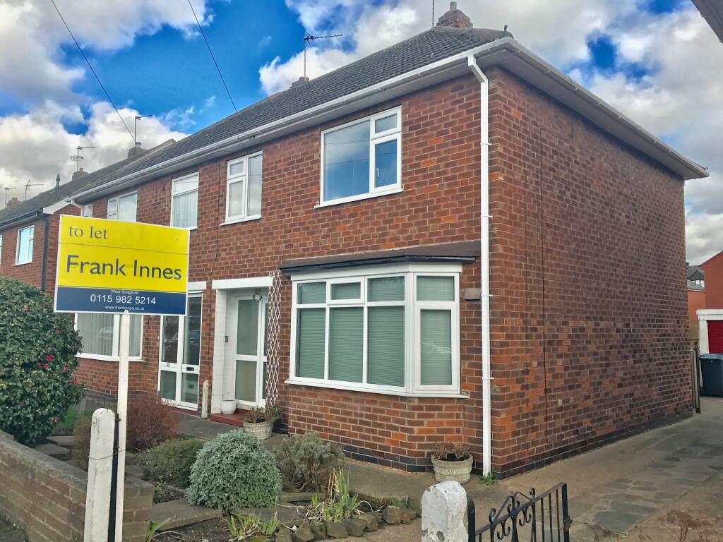 3 bed Semi Detached for rent in West Bridgford. From Frank Innes - West Bridgford 3 bed Semi Detached for rent in West Bridgford. From Frank Innes - West Bridgford