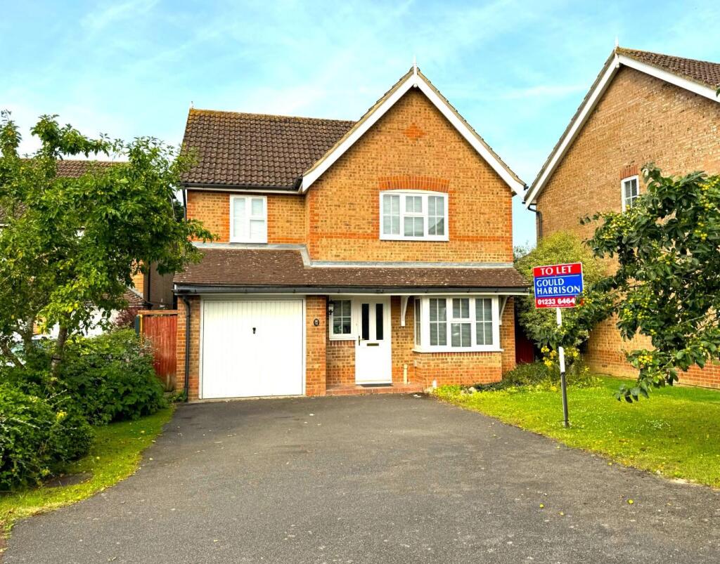 4 bed Detached for rent in Ashford. From Gould & Harrison Estate Agents - Ashford