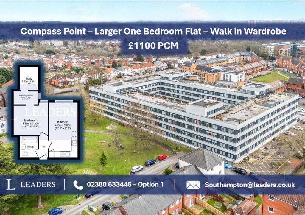 1 bed 1st Floor Flat for rent in Rownhams. From Leaders Sales - Southampton 1 bed 1st Floor Flat for rent in Rownhams. From Leaders Sales - Southampton