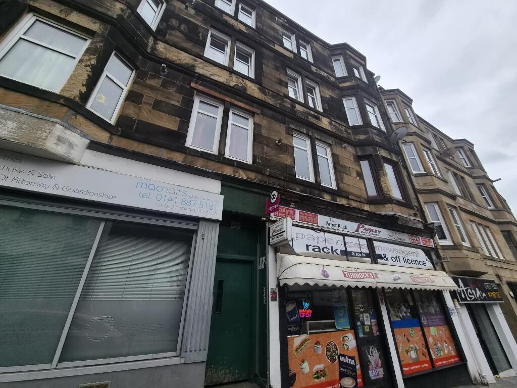 1 bed 1st Floor Flat for rent in Paisley. From Castle Residential - Paisley