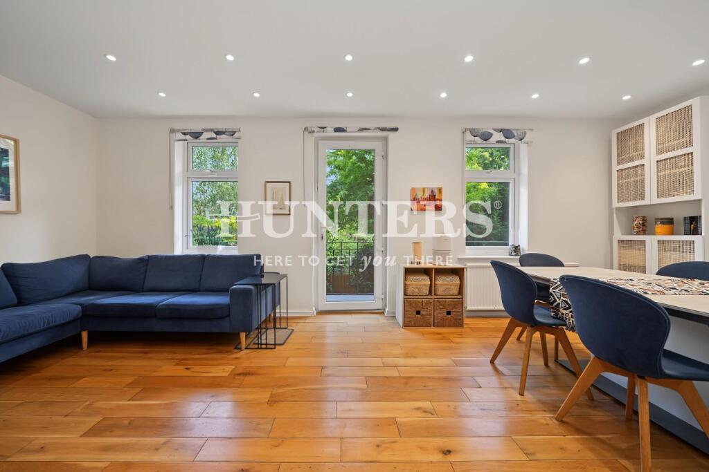 4 bed 1st Floor Flat for rent in London. From Hunters - West Hampstead