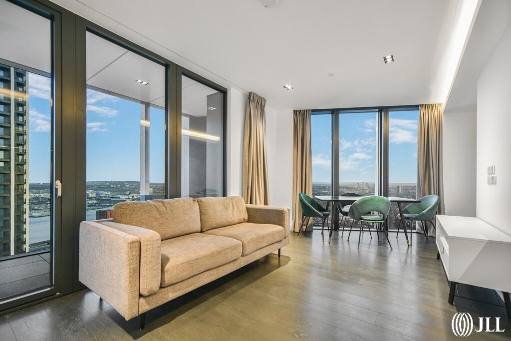 2 bed 1st Floor Flat for rent in London. From JLL - Canary Wharf