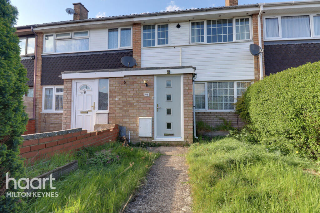 3 bed Mid Terraced House for rent in Bletchley. From haart - Milton Keynes