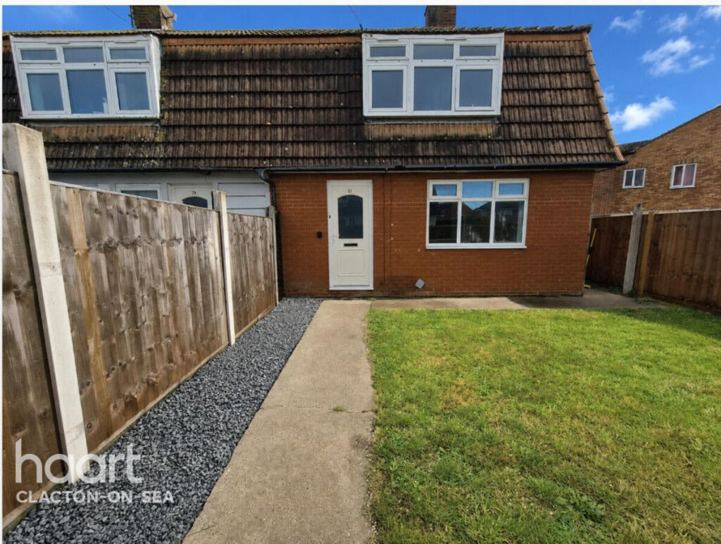 3 bed End of Terrace for rent in Clacton-on-Sea. From haart - Clacton