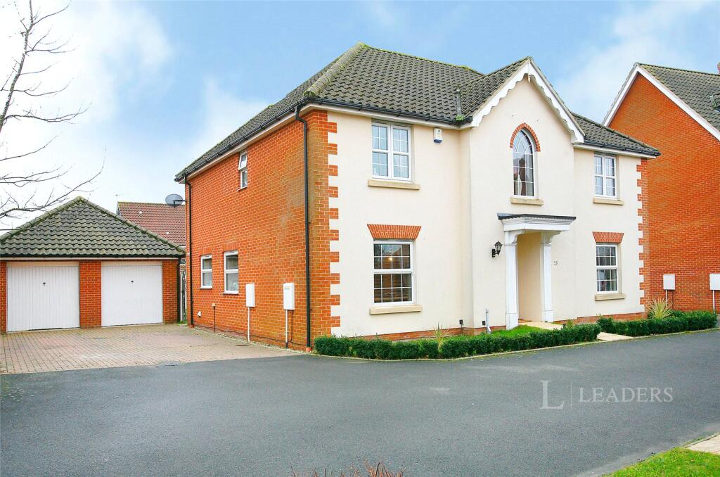4 bed Detached for rent in Cringleford. From Leaders Lettings - Norwich