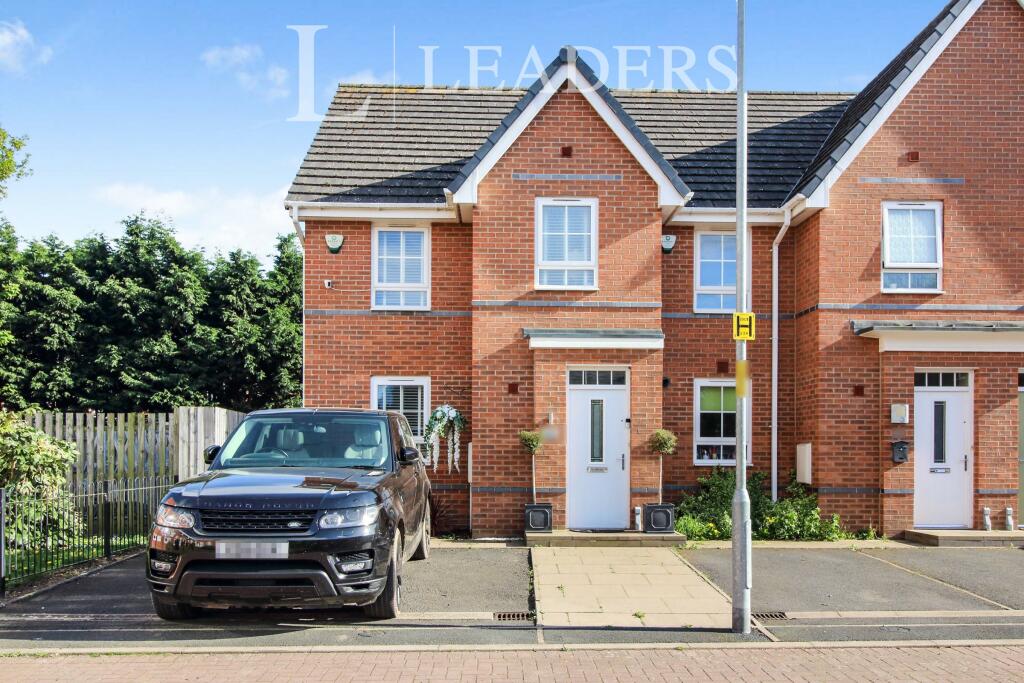 3 bed End Terraced House for rent in Worcester. From Leaders - Worcester