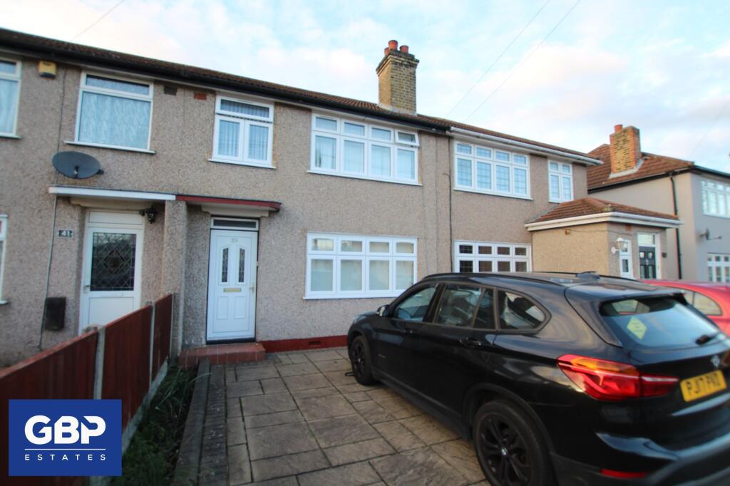 3 bed Mid Terraced House for rent in Hornchurch. From GBP Estates - Romford