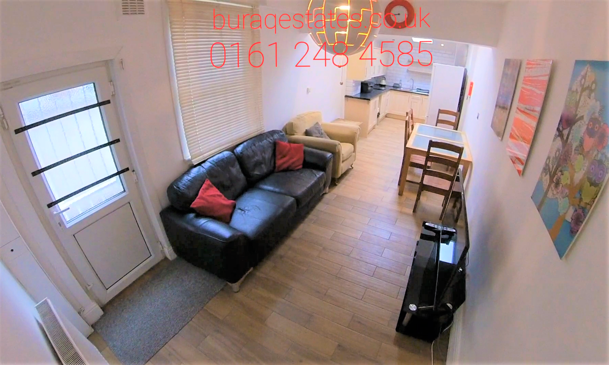 6 bed Mid Terraced House for rent in Manchester. From Buraq Estates