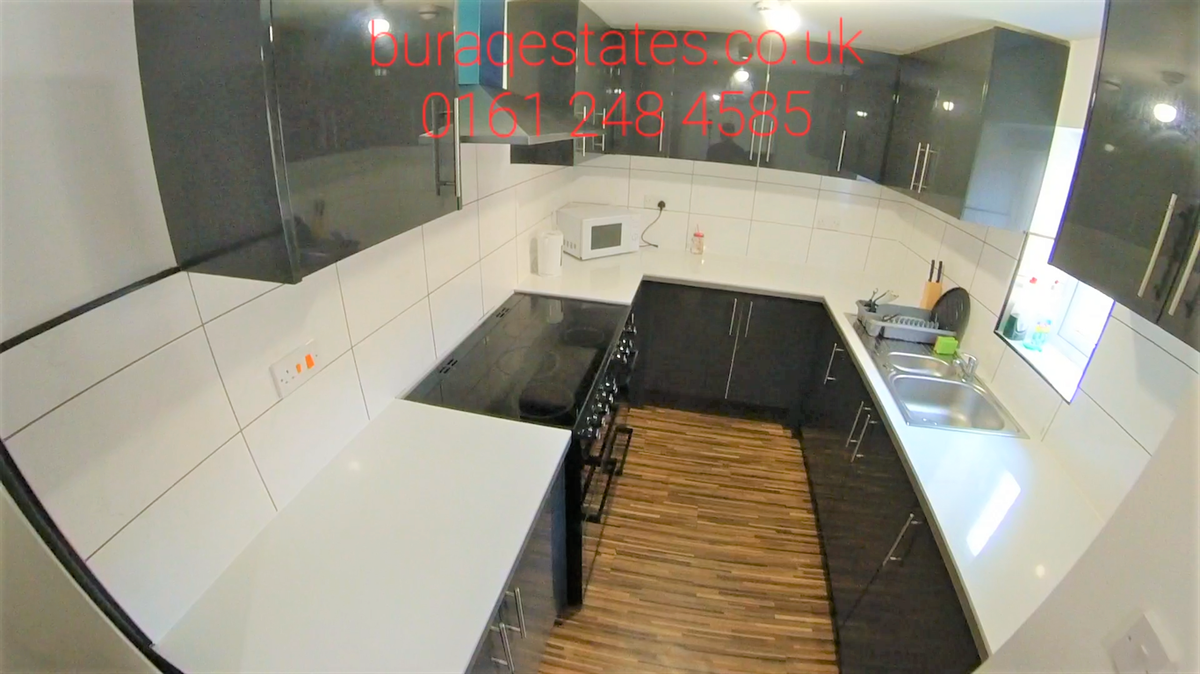 6 bed Mid Terraced House for rent in Manchester. From Buraq Estates