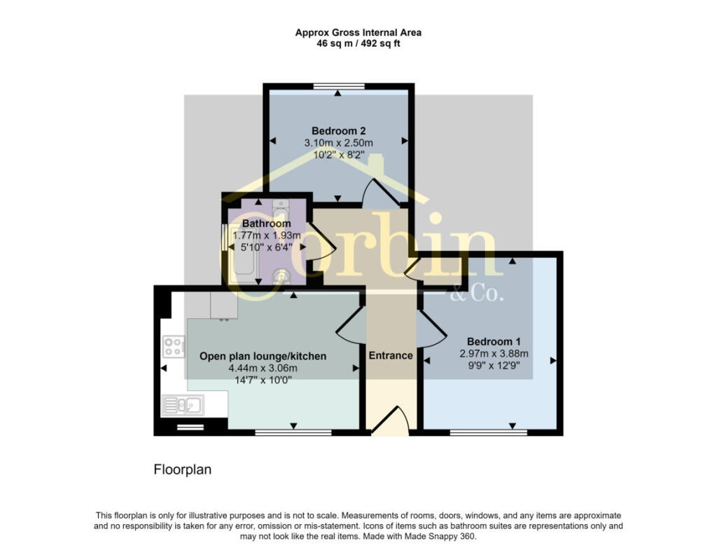 2 bed 1st Floor Flat for rent in Hurn. From Corbin & Co - Bournemouth 2 bed 1st Floor Flat for rent in Hurn. From Corbin & Co - Bournemouth