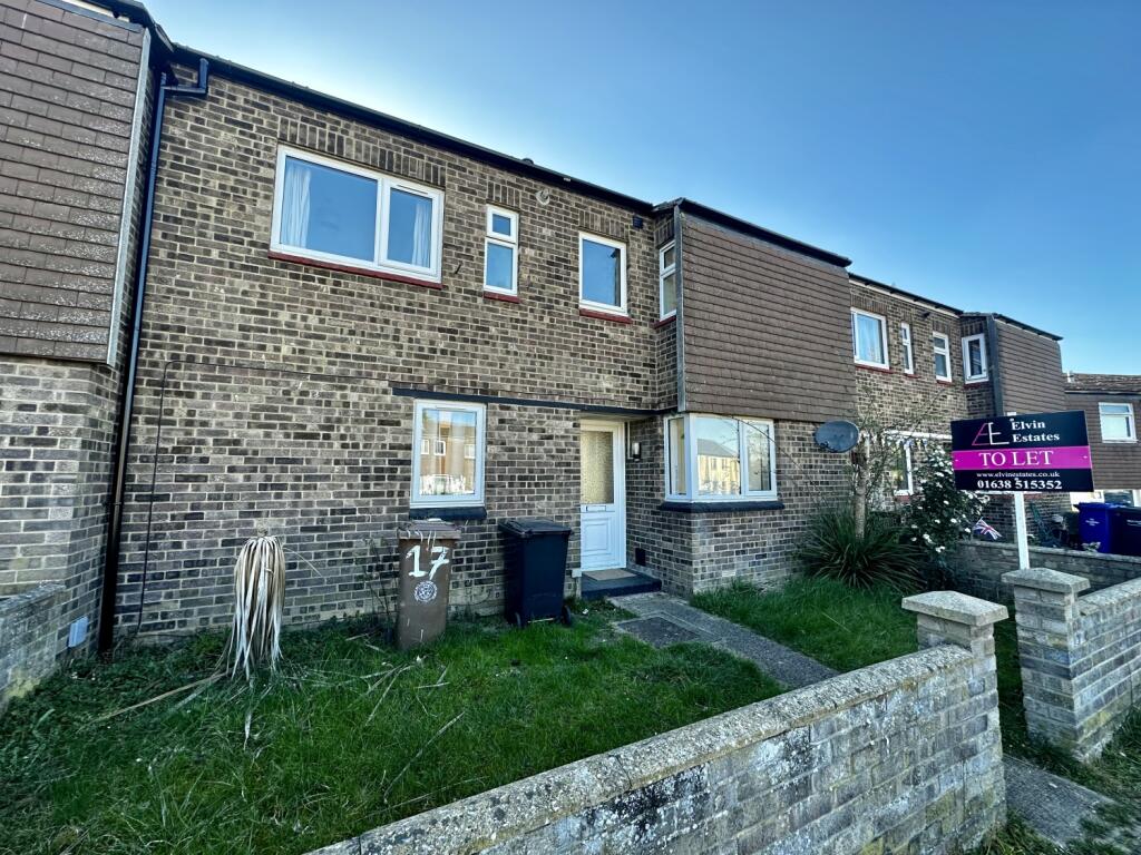 3 bed Mid Terraced House for rent in Mildenhall. From Elvin Estates - Mildenhall