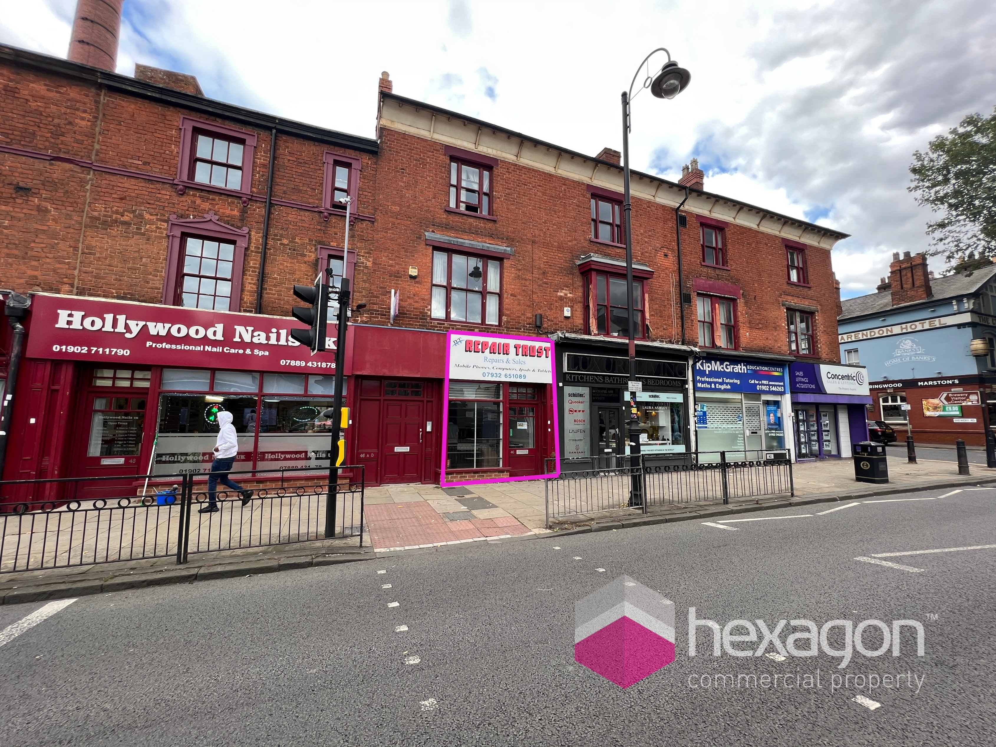 Retail Property (High Street) for rent in Wolverhampton. From Hexagon Commercial Property