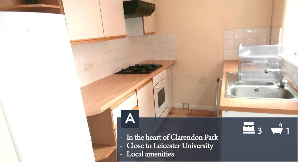 3 bed Mid Terraced House for rent in Stoughton. From Arch Living LTD - Leicester