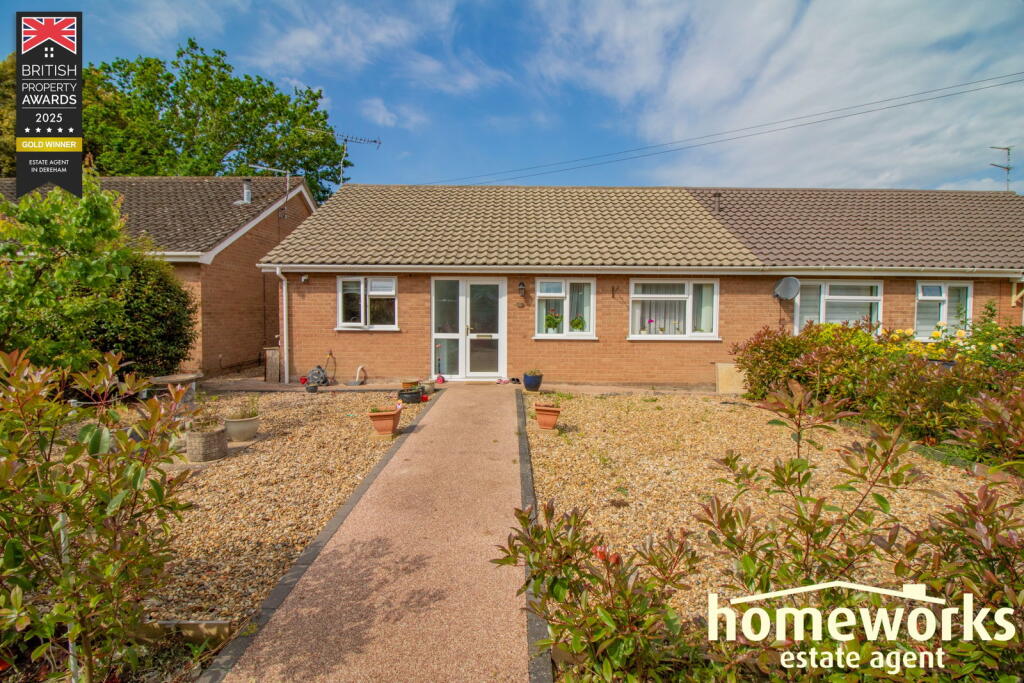 3 bed Semi-detached bungalow for rent in Dereham. From Homeworks - Dereham