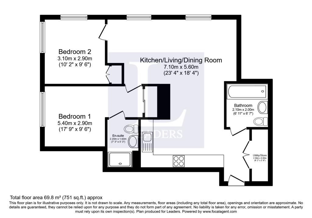 2 bed 1st Floor Flat for rent in Salford. From Leaders Lettings - Manchester 2 bed 1st Floor Flat for rent in Salford. From Leaders Lettings - Manchester