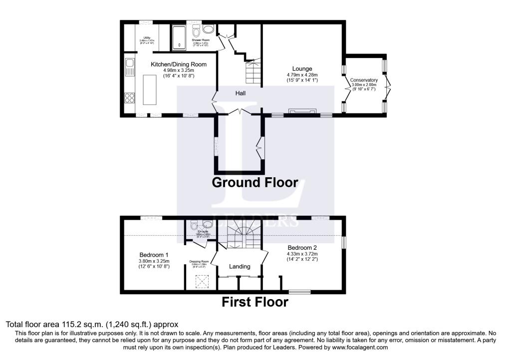 2 bed Cottage for rent in Stroud. From Leaders - Stroud