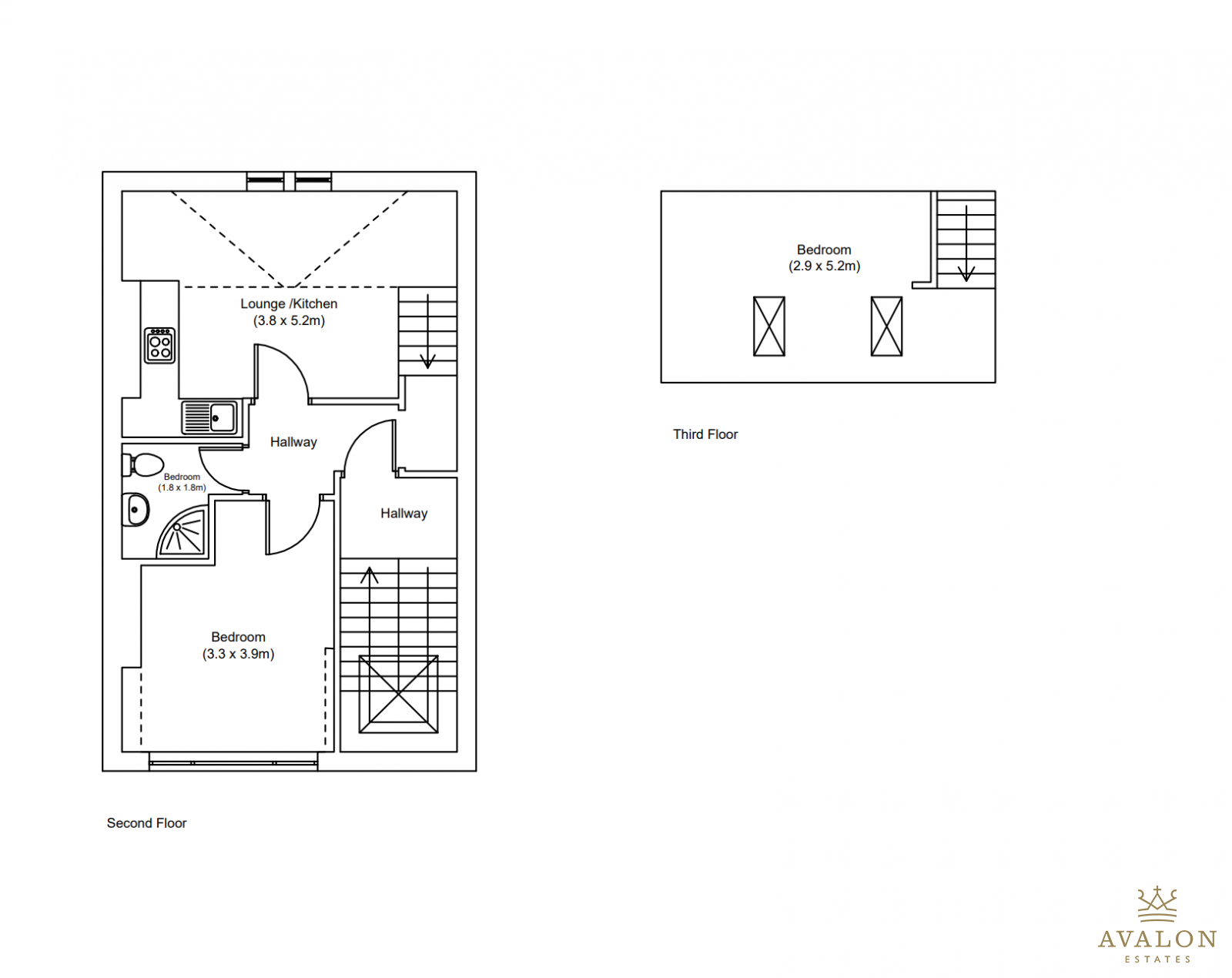 2 bed 1st Floor Flat for rent in Bournemouth. From Avalon Estates