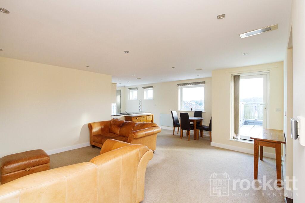 2 bed Penthouse for rent in Newcastle-under-Lyme. From Rockett Home Rentals Ltd - Wolstanton