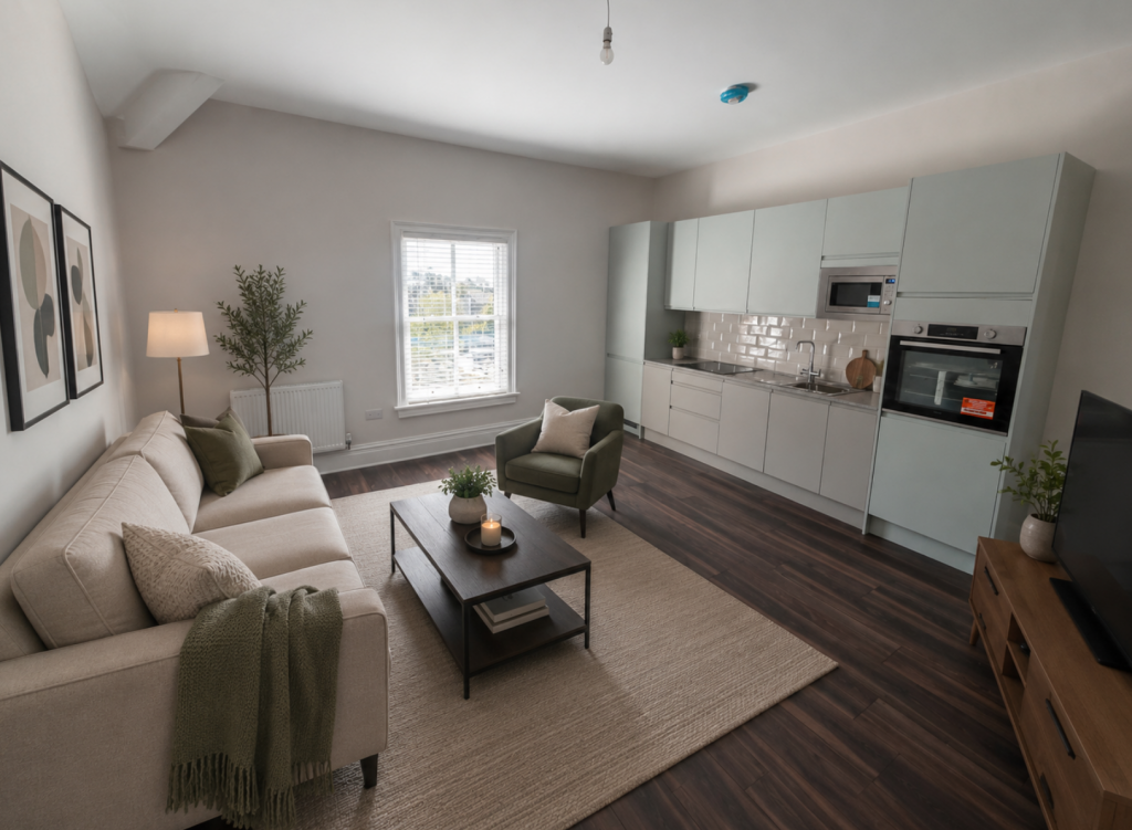 1 bed 1st Floor Flat for rent in Liverpool. From Rooms4u - Liverpool
