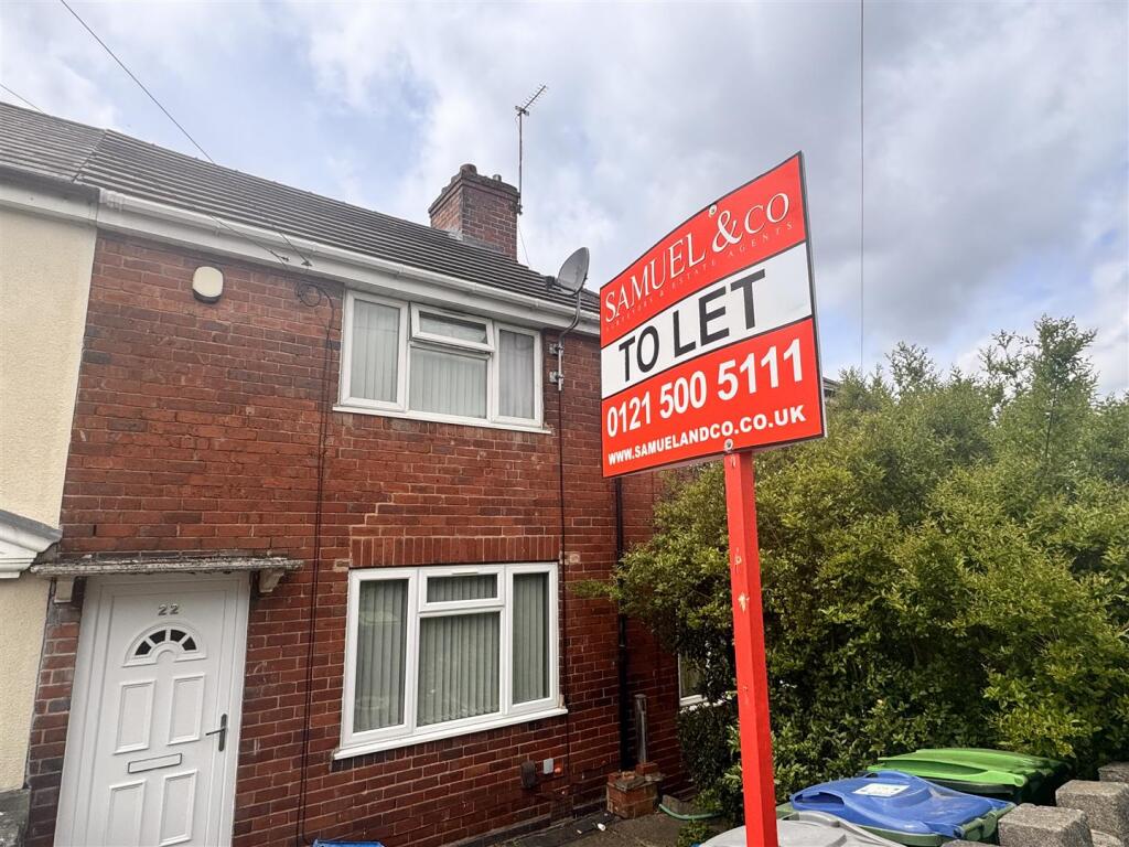 2 bed Mid Terraced House for rent in West Bromwich. From Samuel & Co - West Bromwich