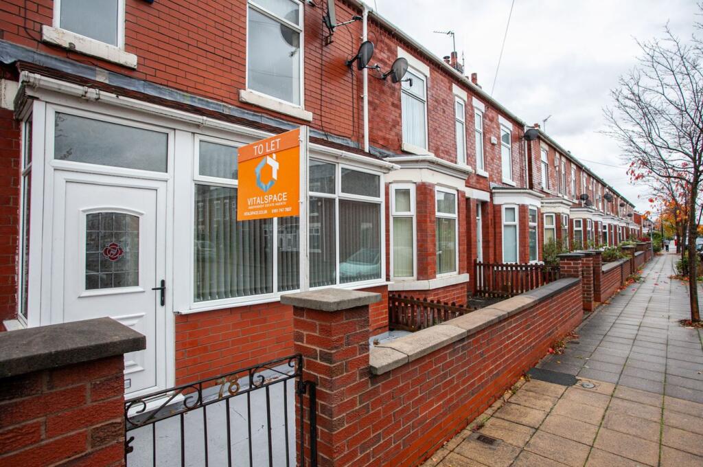 3 bed Mid Terraced House for rent in Manchester. From VitalSpace - South Manchester