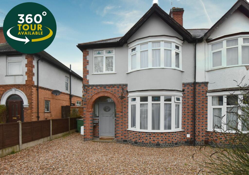 3 bed Semi-Detached House for rent in Leicester. From Knightsbridge Estates - Clarendon Park
