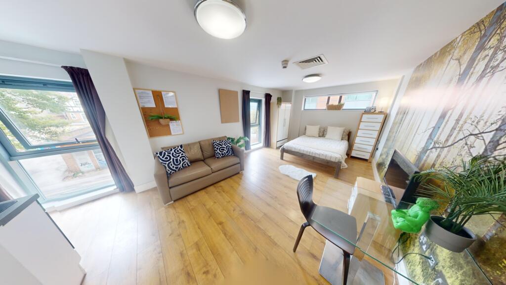0 bed Studio for rent in Nottingham. From Oak Student Letts