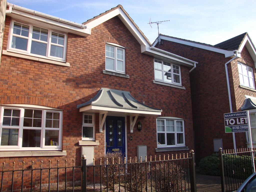 3 bed End Terraced House for rent in Staffordshire. From Martin & Co - Stafford